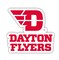 Dayton Flyers 9X14-Inch Mascot Logo With Custom Name Red Ncaa Vinyl Decal Sticker For Fans Students And Alumni